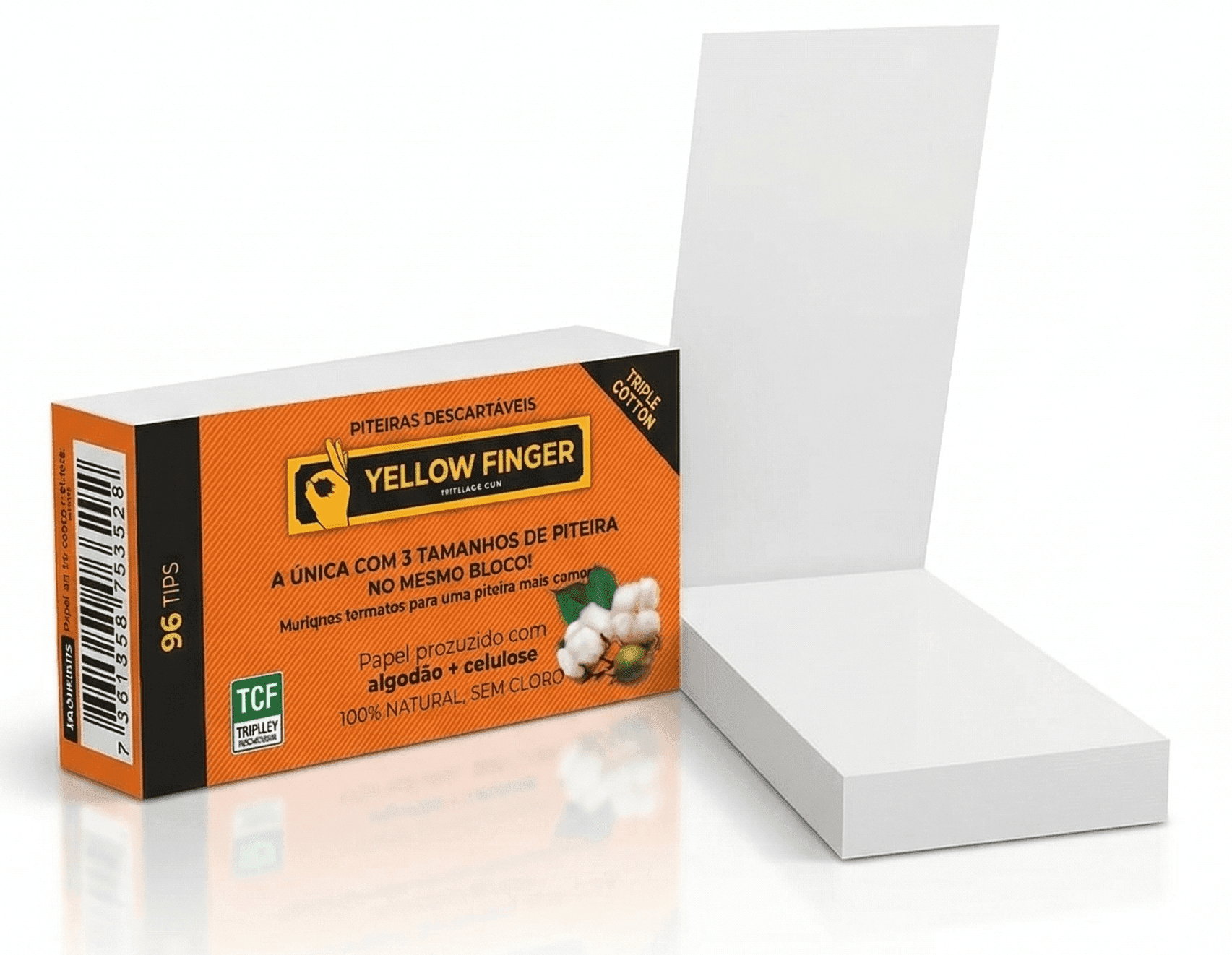 Piteira Yellow Finger Triple Cotton 