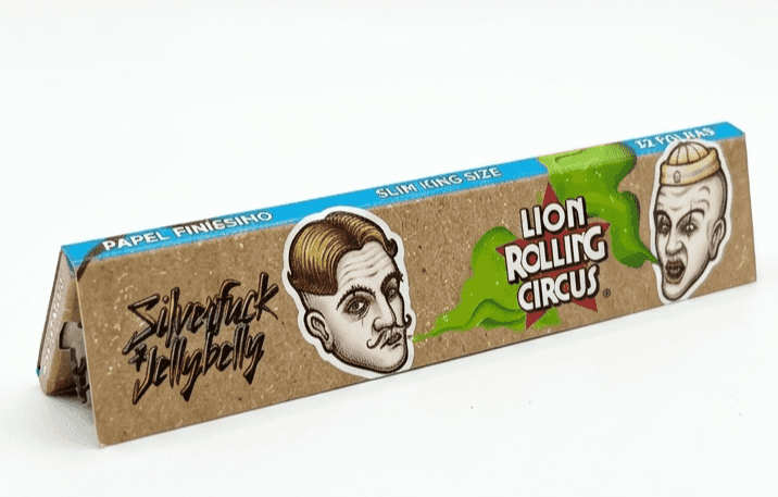 Seda Lion Rolling Circus Brown King Size Slim 